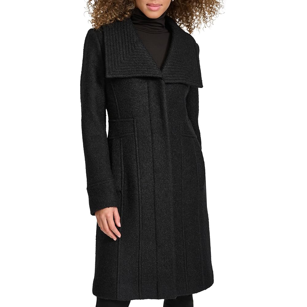 ジャケット・アウター sheller Handmade stitch wool jacket coat Kenneth Cole Women's Outerwear Coat,black,XSMALL : Amazon.ca